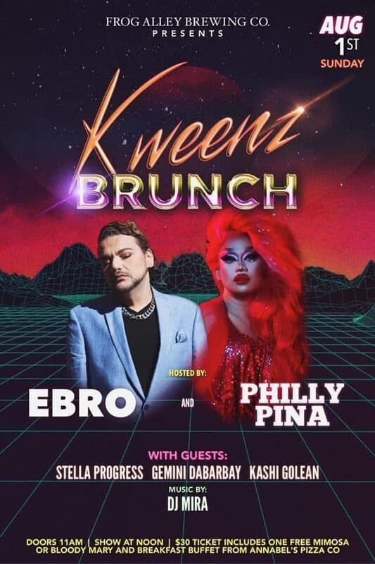 Kweenz Brunch flyer