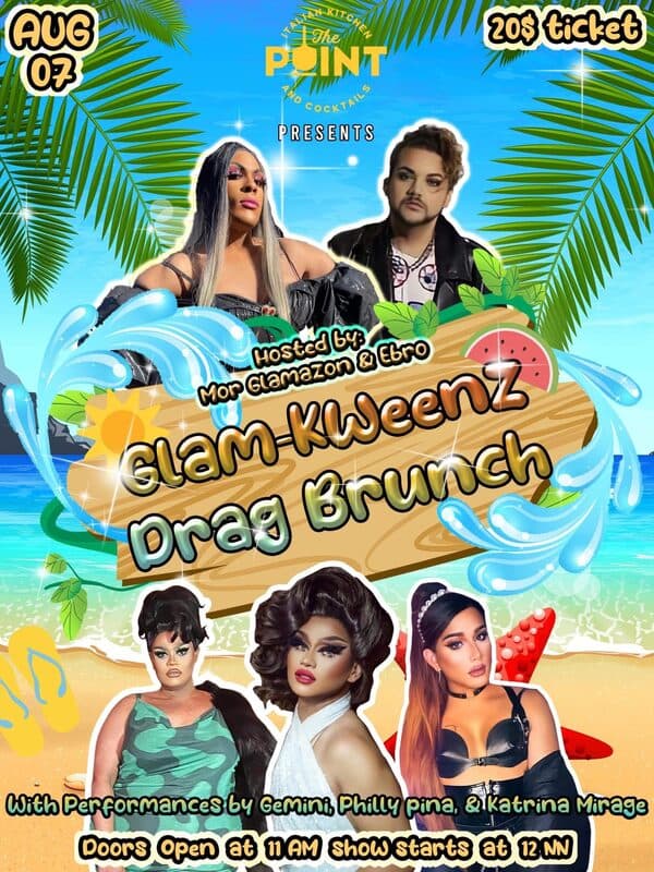 Glam-Kweenz Drag Brunch flyer