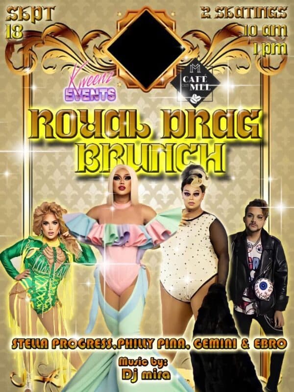 Royal Drag Brunch flyer