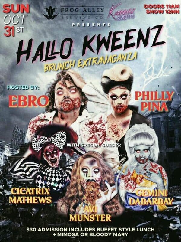 HalloKweenz Brunch Extravaganza flyer