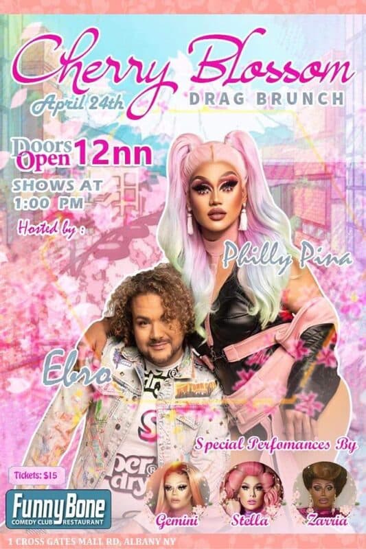 Cherry Blossom Drag Brunch flyer