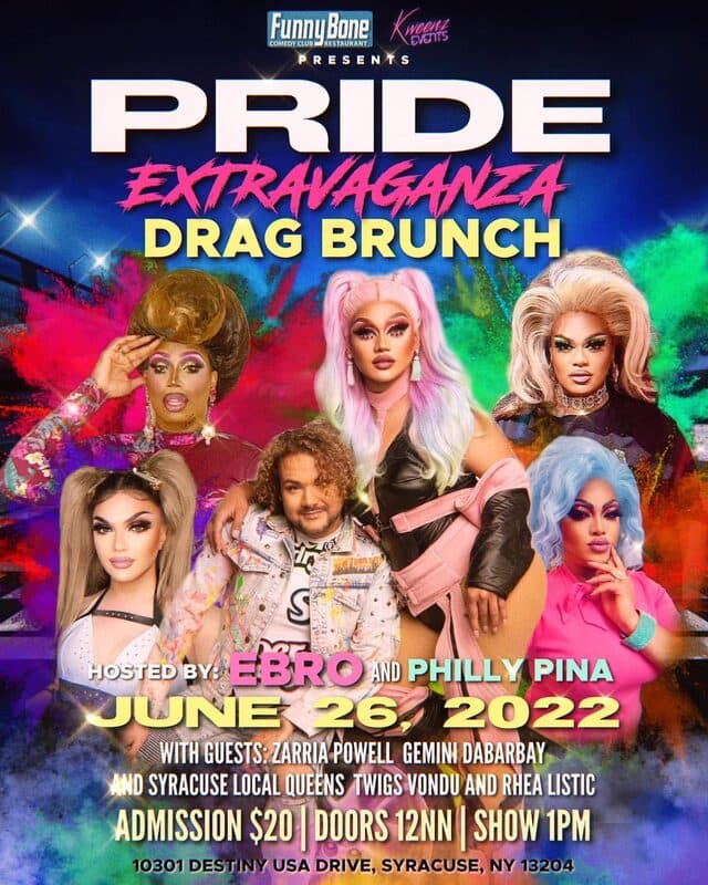Pride Extravaganza Drag Brunch flyer
