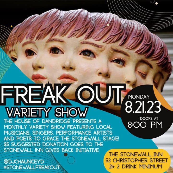 Freak Out Variety Show flyer