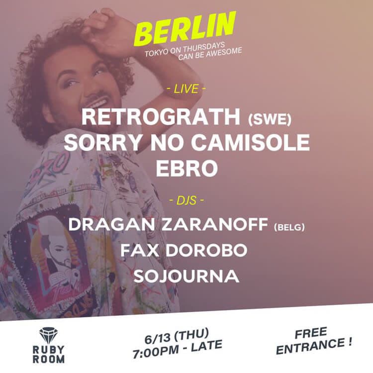 BERLIN — Tokyo on Thursdays flyer